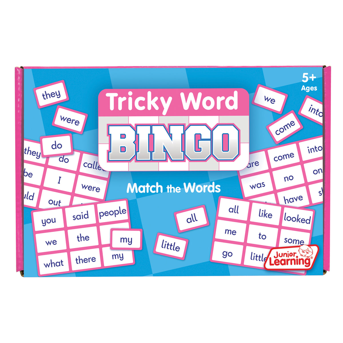 Junior Learning JL648 Tricky Word Bingo box faced front