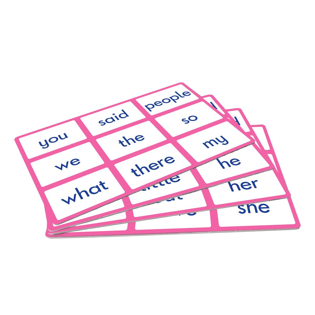 Junior Learning JL648 Tricky Word Bingo boards