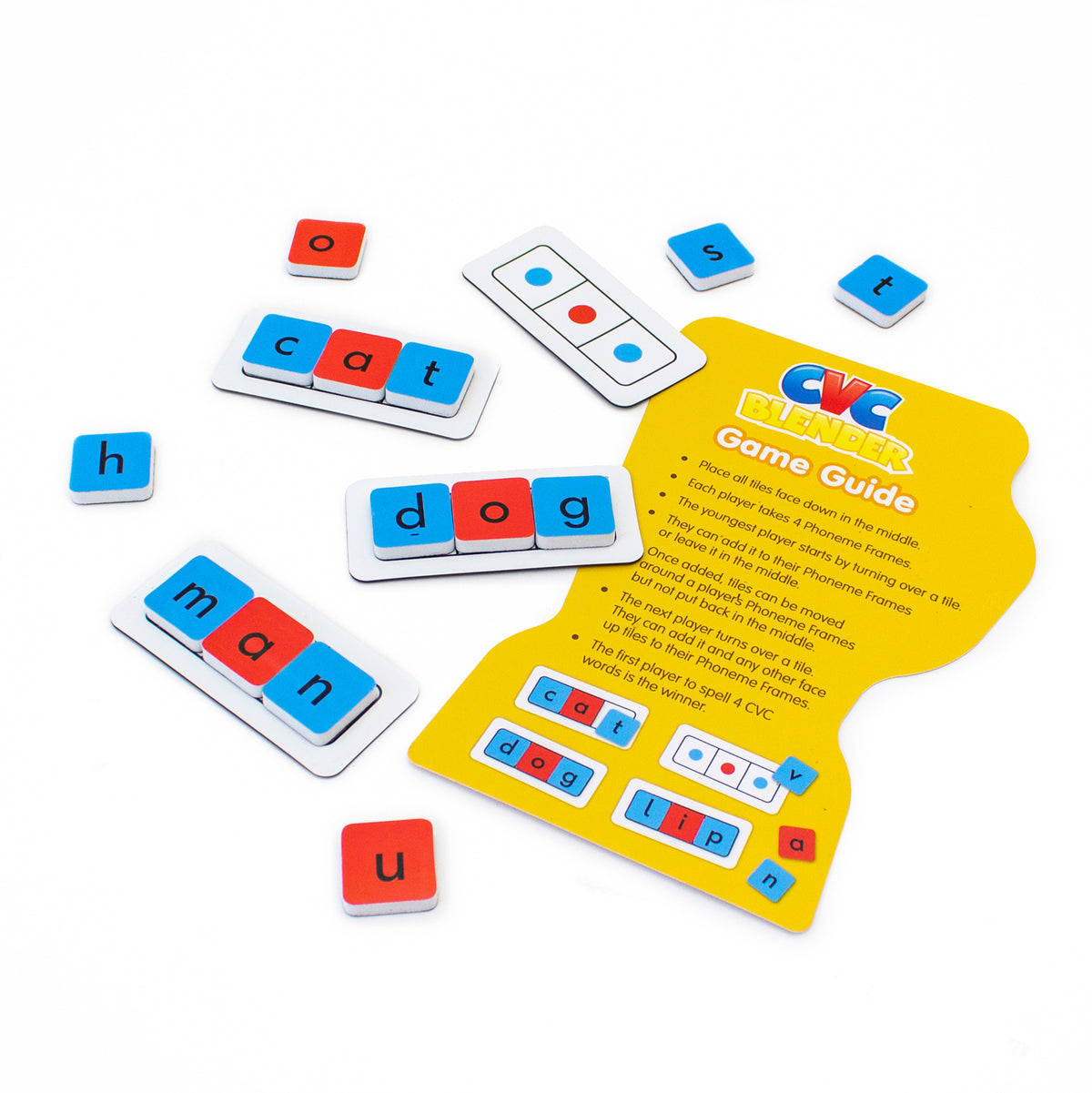 Junior Learning JL653 CVC Blender game guide and pieces