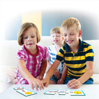 kids playing with Junior Learning JL657 Time Puzzles