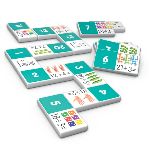 Junior Learning JL671 Division Dominoes pieces