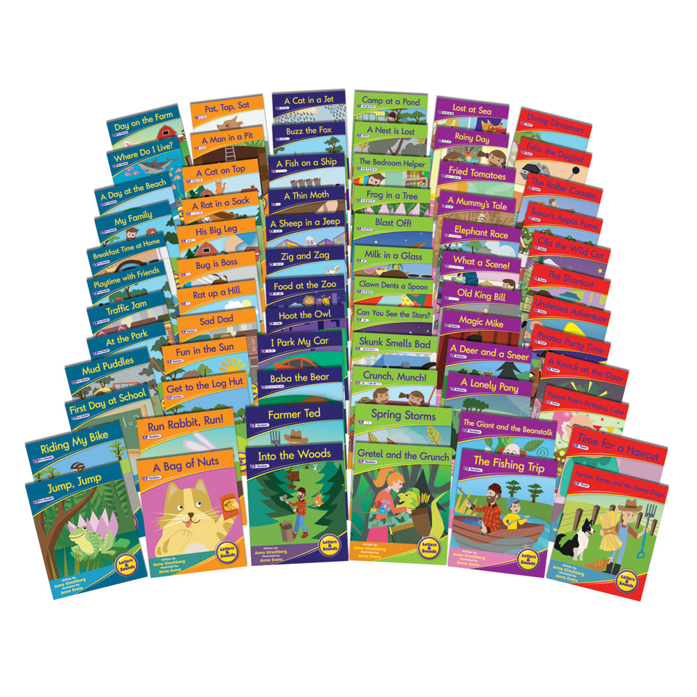 Junior Learning JL978 Letters and Sounds Set 1 - Complete Set all fiction books