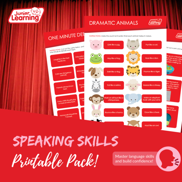 Speaking Skills Printables