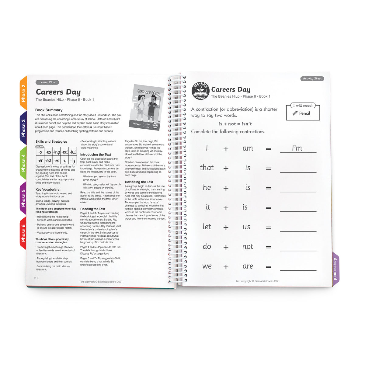 Teacher Book The Beanies Set 1 Hi-Lo Diversity