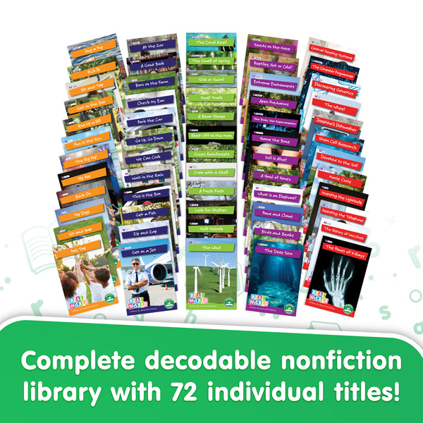 Real World Non-Fiction Hi-Lo Decodables Boxed Set