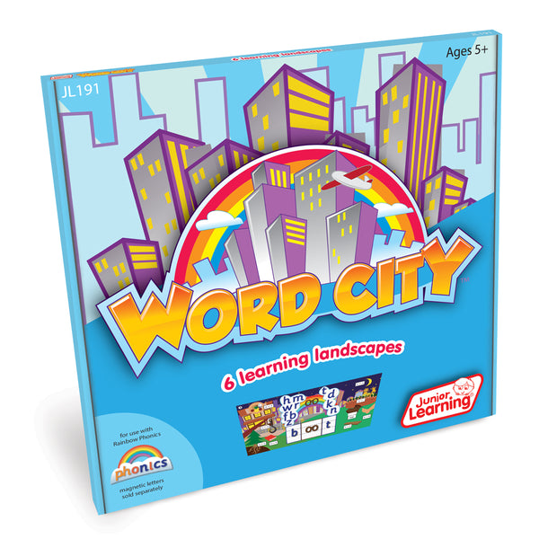 Rainbow Phonics Word City Landscapes