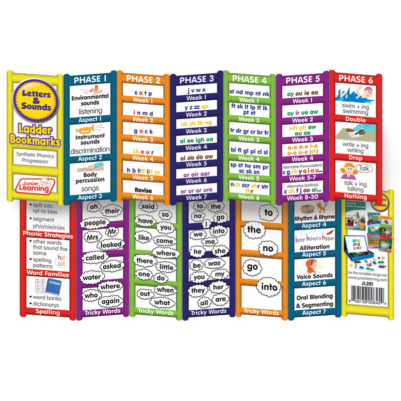 Letters & Sounds - Ladder Bookmarks – Junior Learning UK