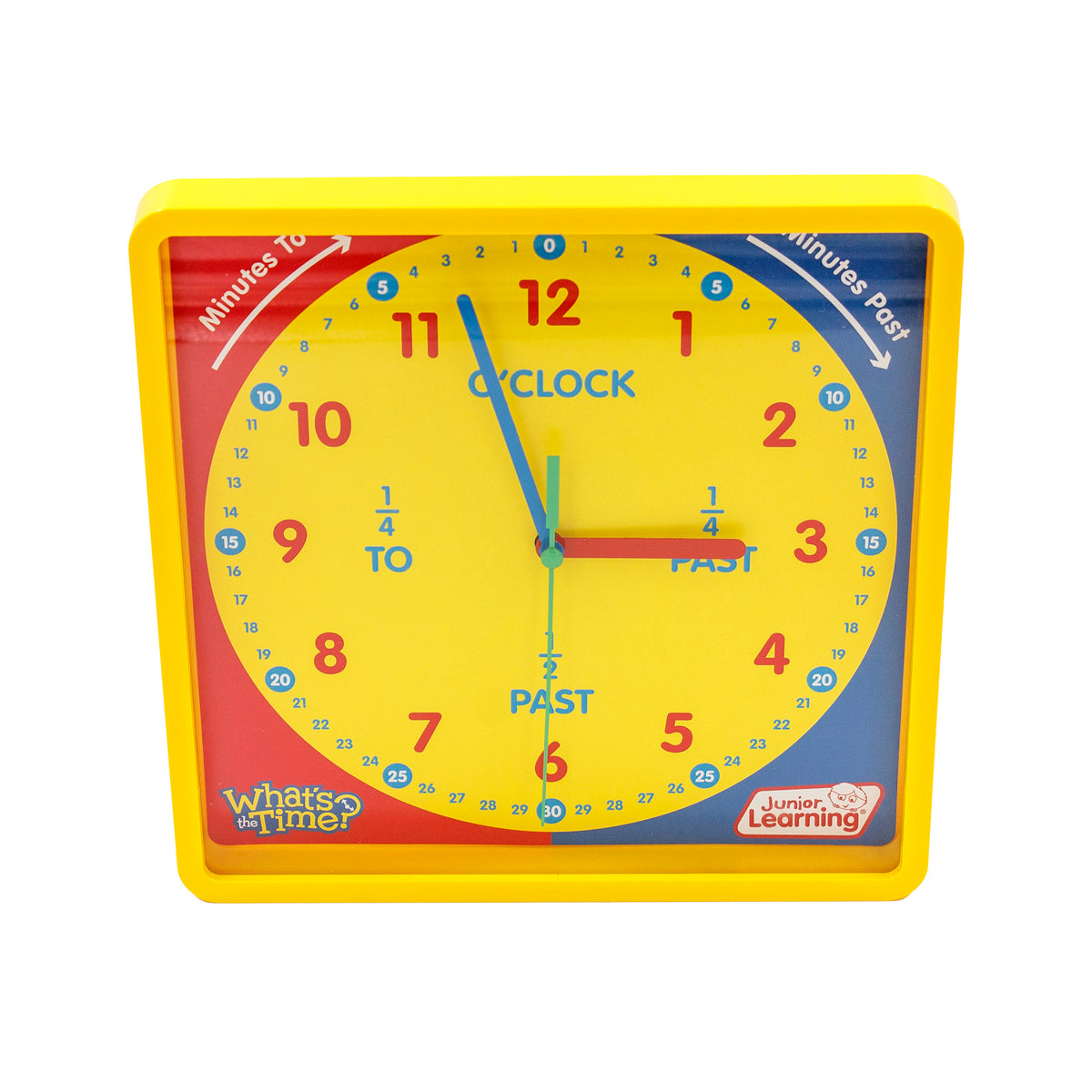 Clock Doc Jr What's the Time Classroom Clock – Junior Learning UK