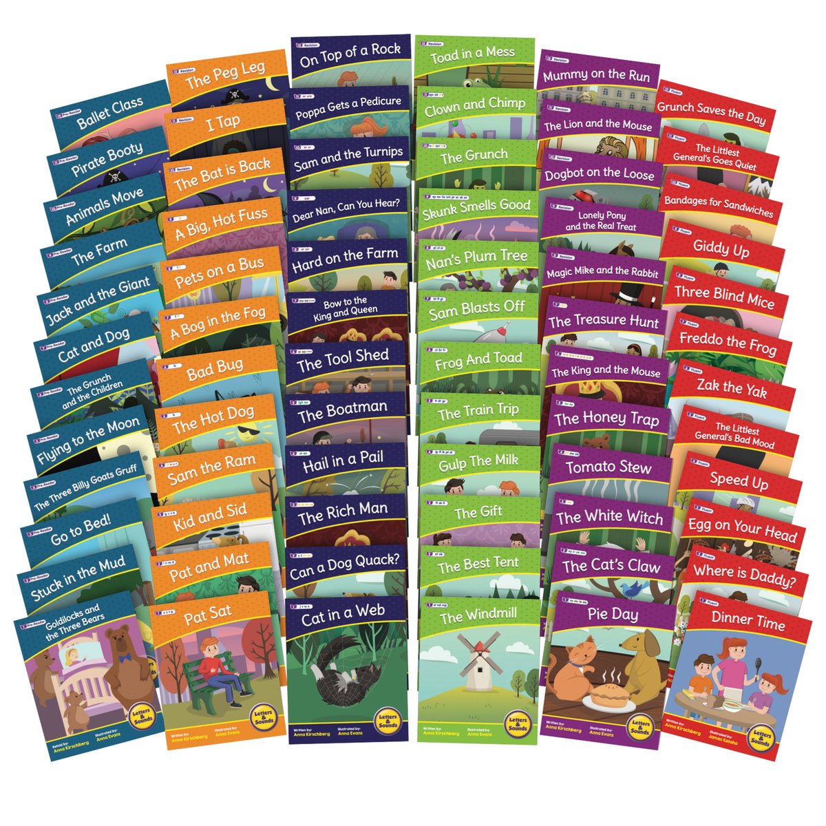 Junior Learning BB923 Letters and Sounds Set 2 - Complete Set all fiction books