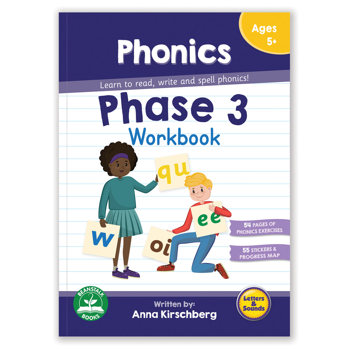 Junior Learning BB120 Phase 3 Phonics Workbook