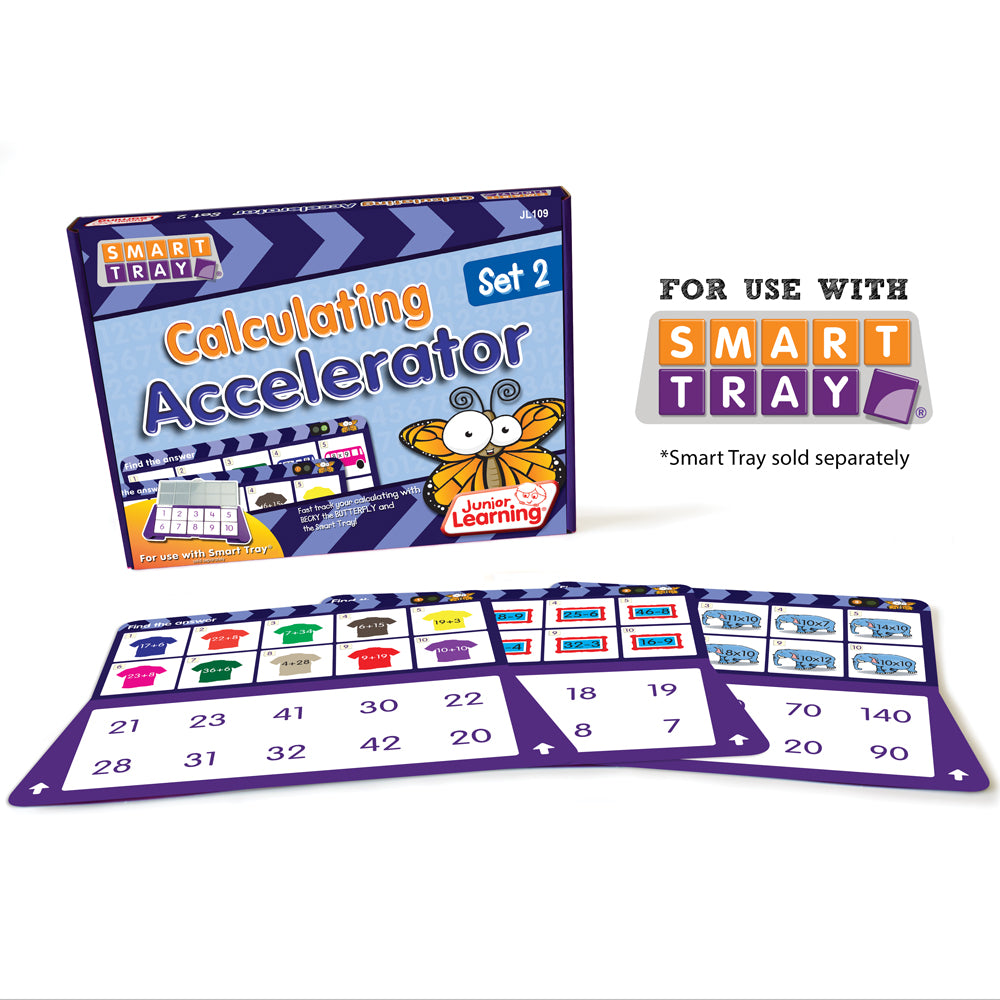Junior Learning JL109 Calculating Accelerator Set 2 box and cards