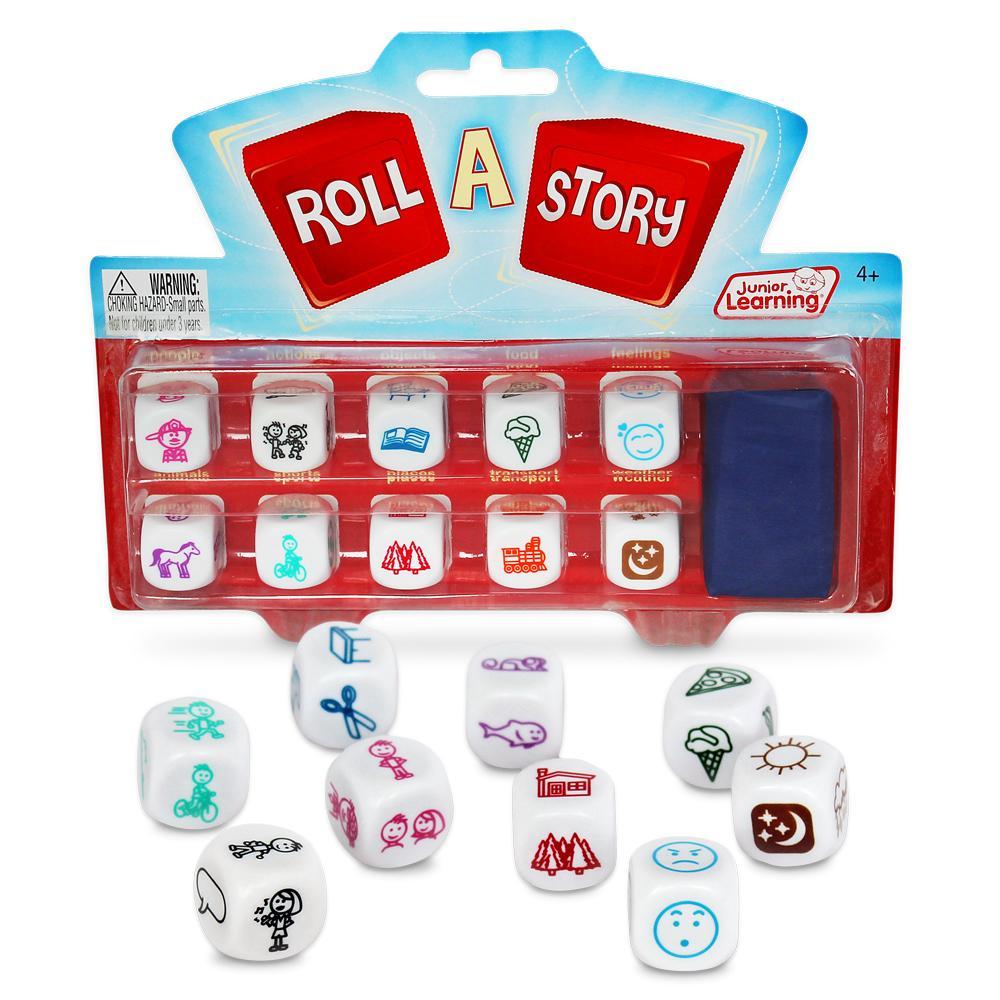 Junior Learning JL144 Roll A Story packaging and dice