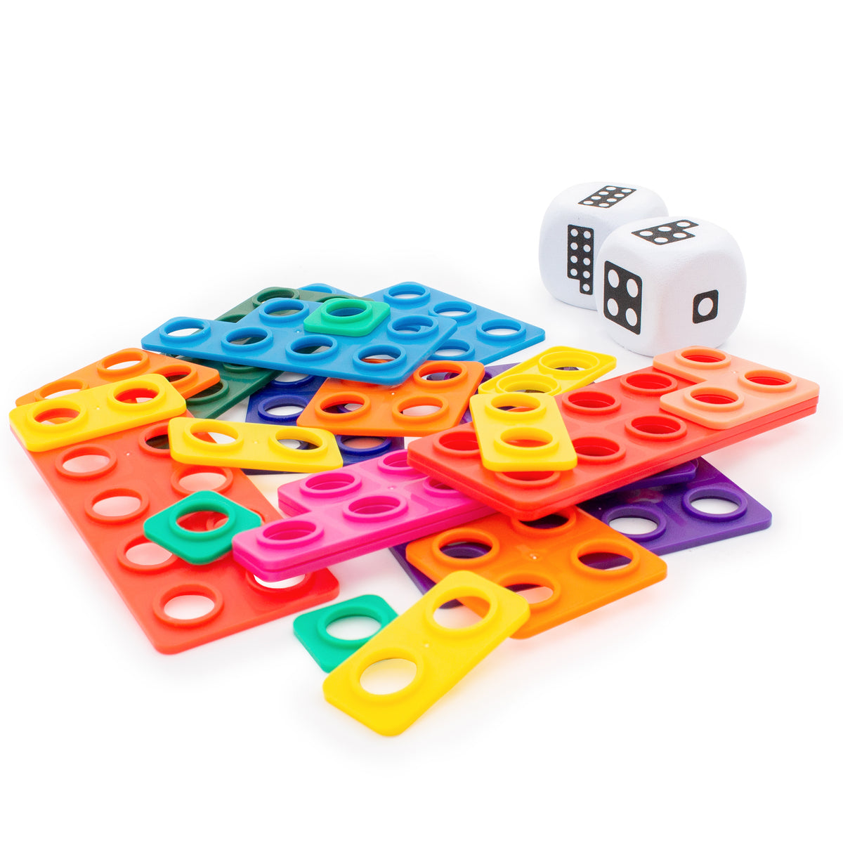 Junior Learning JL155 Ten Frame Towers all pieces