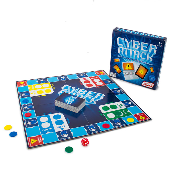 Junior Learning JL186 Cyber Attack box, board and cards