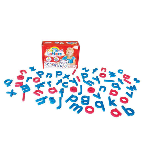 Junior Learning JL196 Rainbow Letters Print box and pieces