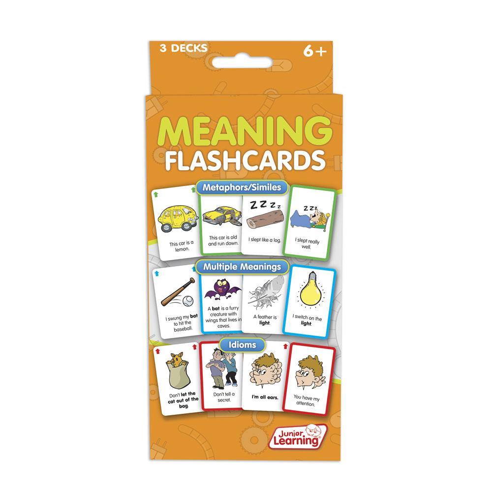 Junior Learning JL207 Meaning Flahcards box