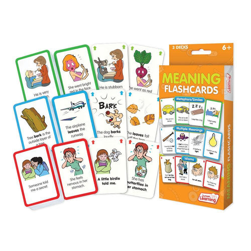Junior Learning JL207 Meaning Flahcards box and cards
