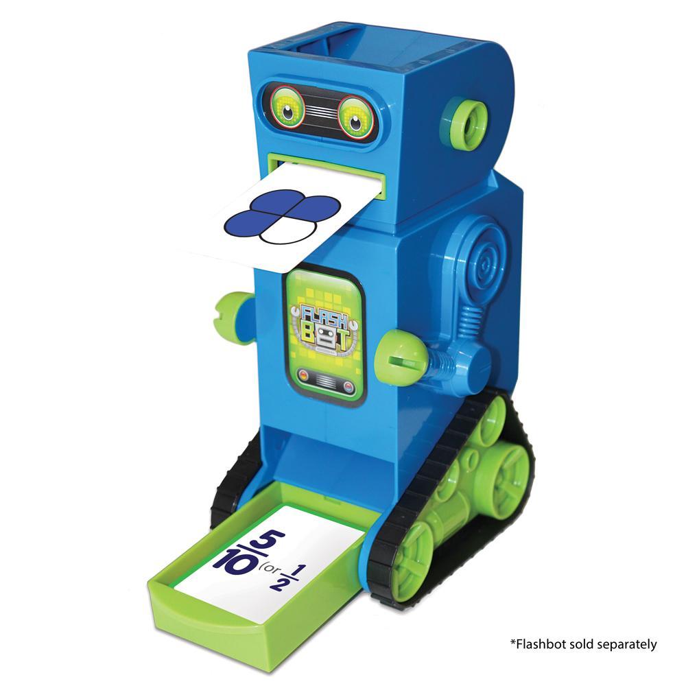 Junior Learning JL212 Fraction Flashcards and flashbot