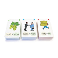 Junior Learning JL215 Suffixes Flashcards all cards stacked