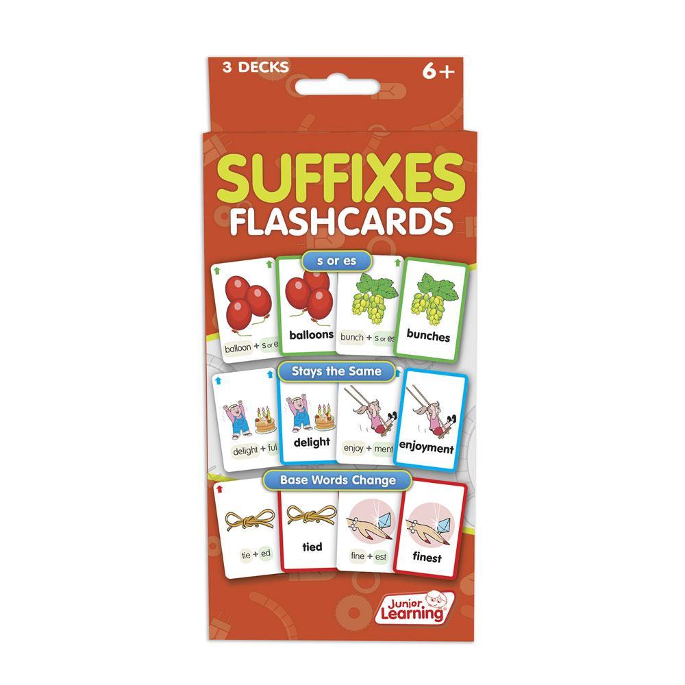 Junior Learning JL215 Suffixes Flashcards box
