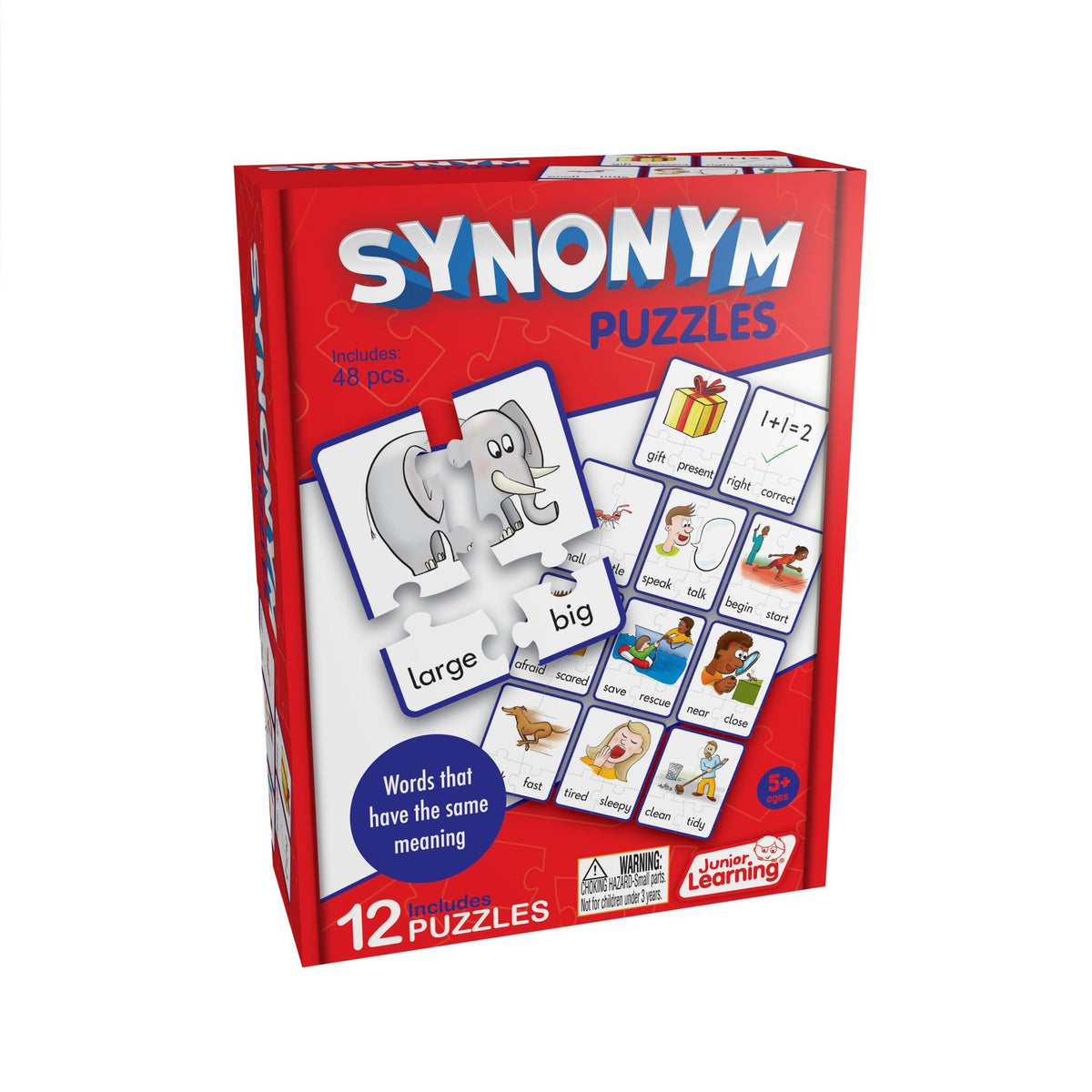 Junior Learning JL241 Synonym Puzzles box angled right