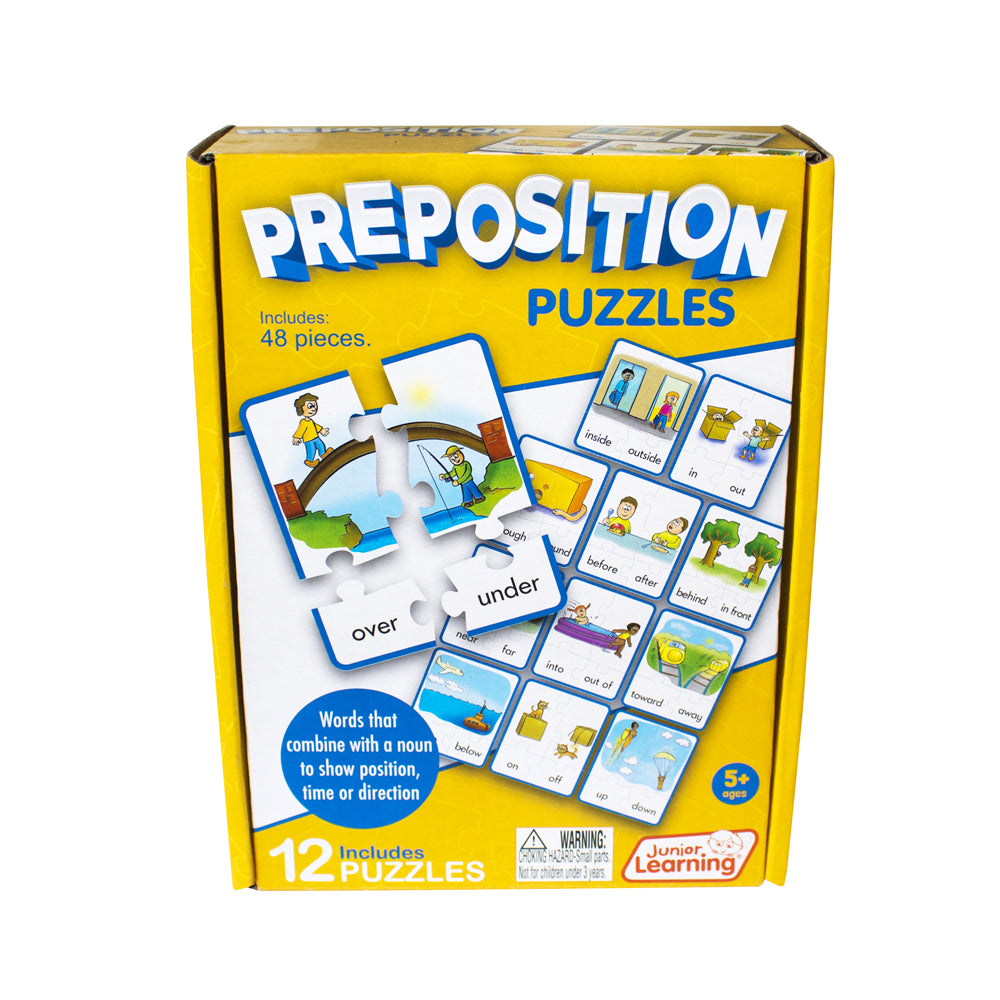 Junior Learning JL245 Preposition Puzzles box faced front