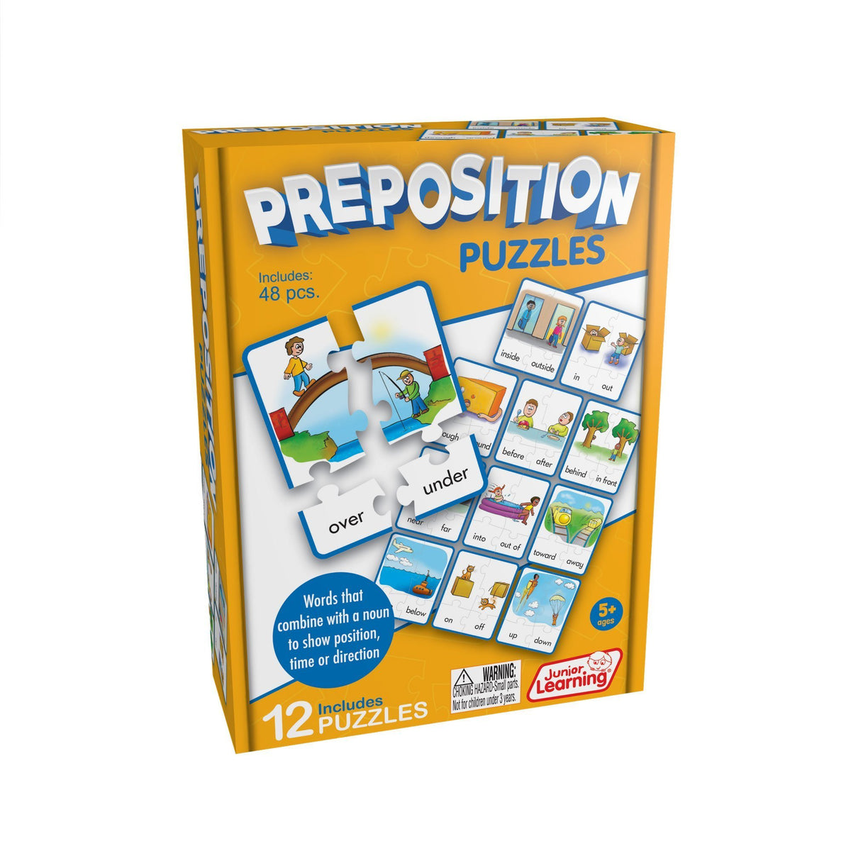 Junior Learning JL245 Preposition Puzzles box angled right