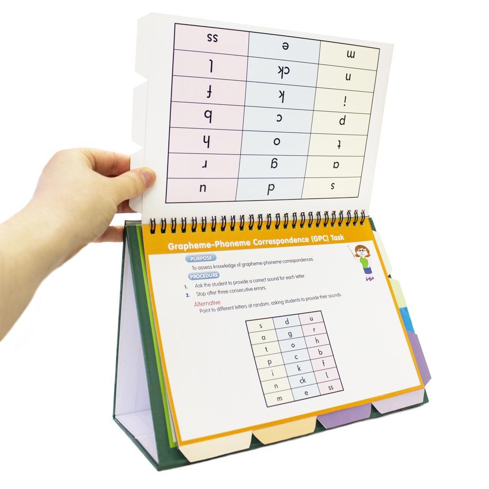 hand flips Junior Learning JL261 Letters and Sounds Screening Check