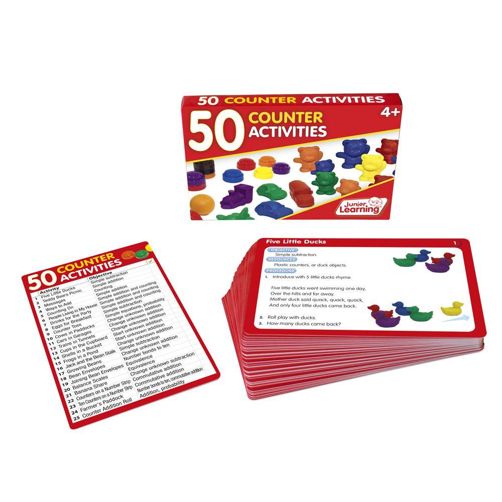 Junior Learning JL320 50 Counter Activities box and cards