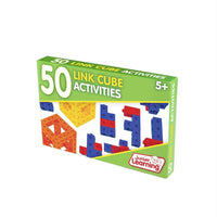 Junior Learning JL324 50 Link Cube Activities box angled left