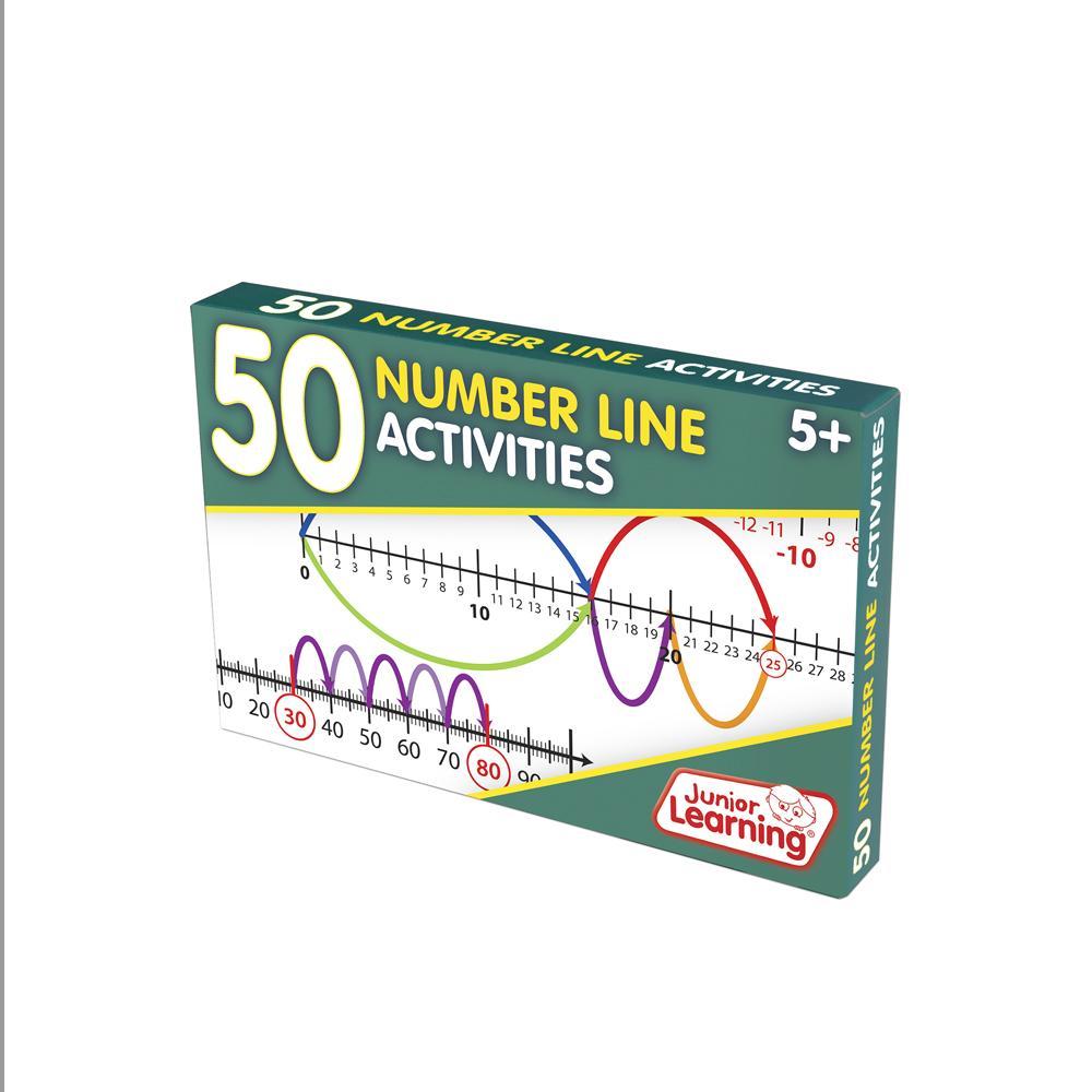 Junior Learning JL325 50 Number Line Activities box angled left