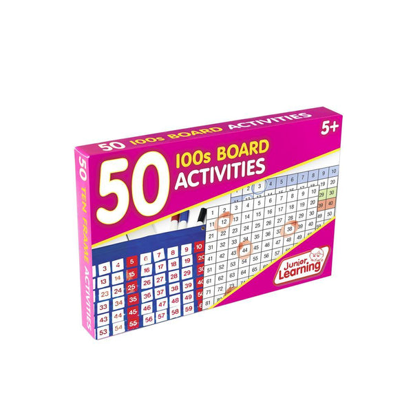 Junior Learning JL328 50 100s Board Activities right side of box