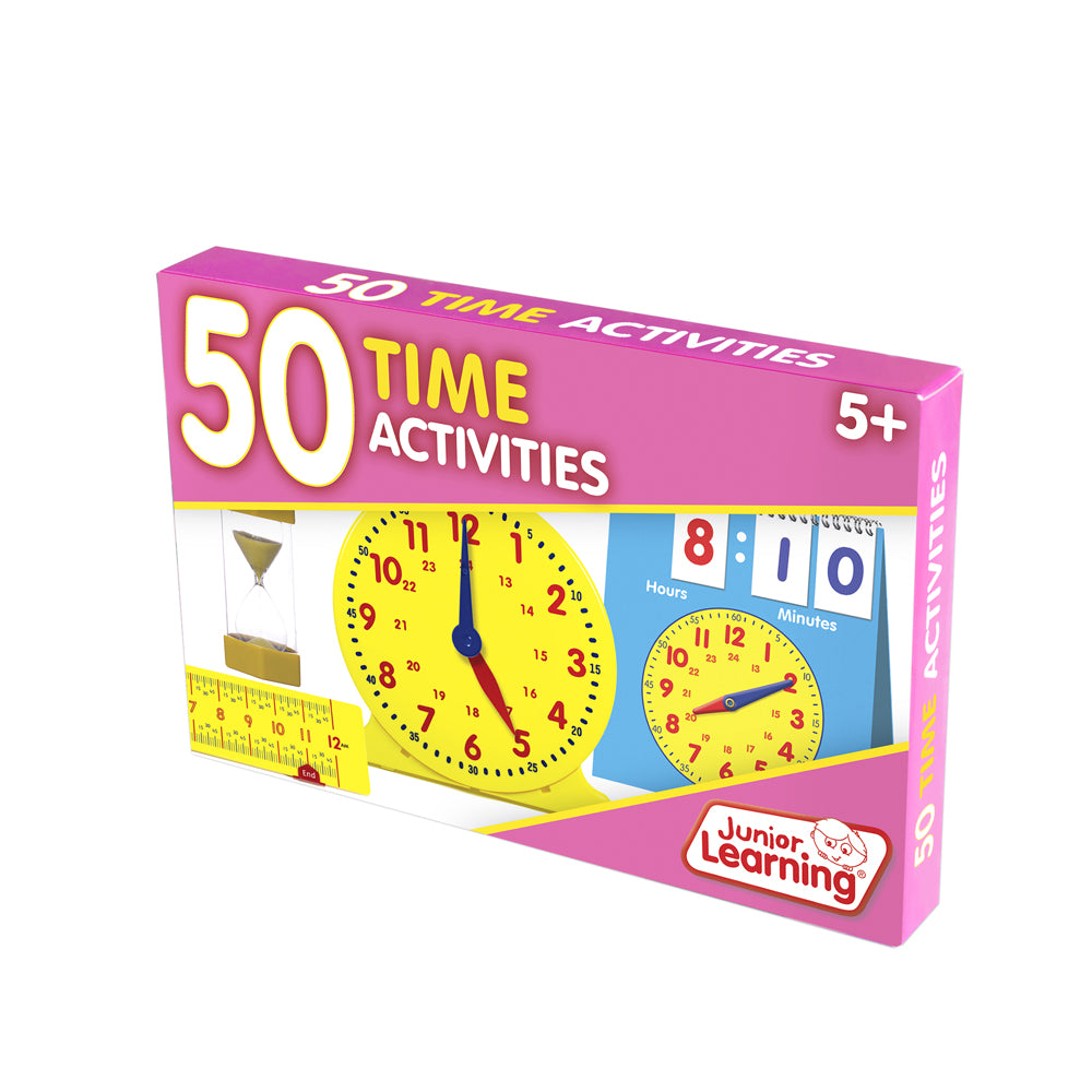 Junior Learning JL330 50 Time Activities box angled left