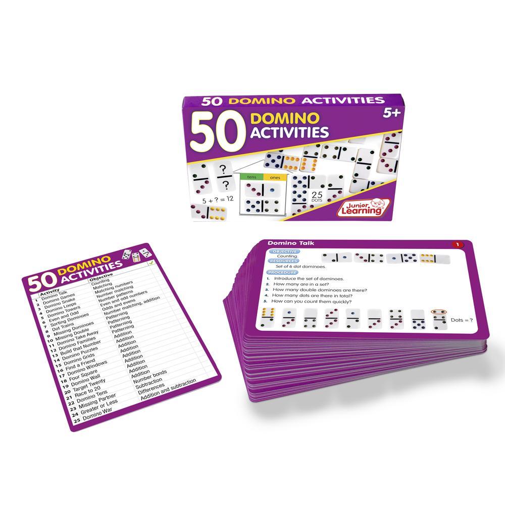 Junior Learning JL339 50 Domino Activities box and cards