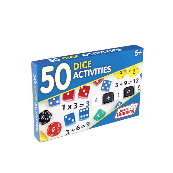 Junior Learning JL340 50 Dice Activities front box