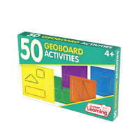 Junior Learning JL342 50 Geoboard Activities box angled left