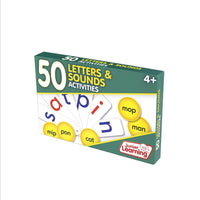 Junior Learning JL353 50 Letters and Sounds Activities box angled left