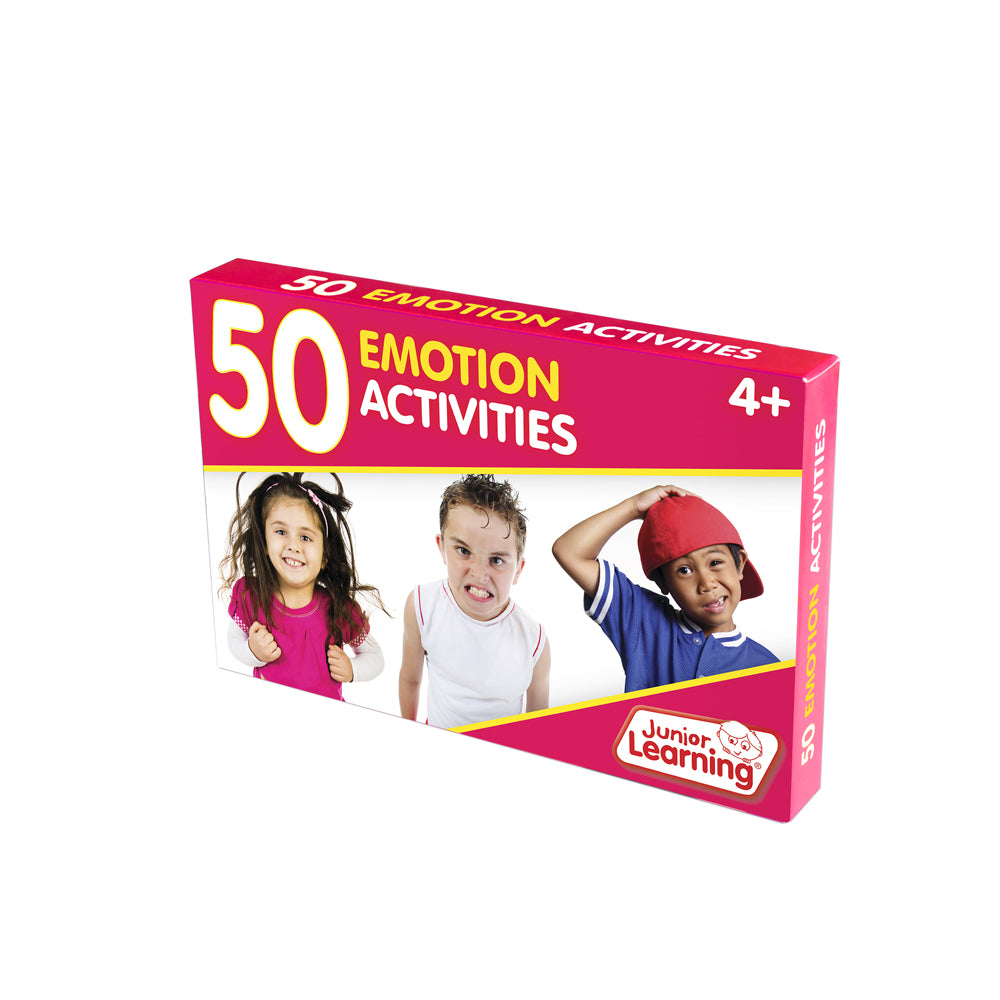 Junior Learning JL357 50 Emotion Activities box angled left