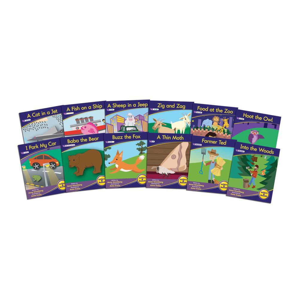 Junior Learning JL382 Letters and Sounds Phse 3 Set 1 Fiction all books spread