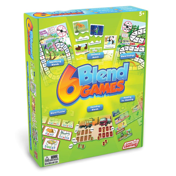 Junior Learning JL410 6 Blend Games front box