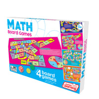 Junior Learning JL425 Math Board Games box angled left