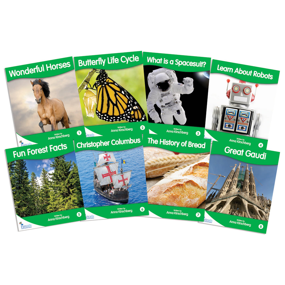 Fantail Readers Level 6 - Green Non-Fiction (Set of 6)
