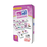 Junior Learning JL495 Long Vowels Dominoes tin angled left