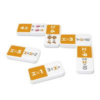 Junior Learning JL497 Match & Learn Algebra Dominoes pieces close up