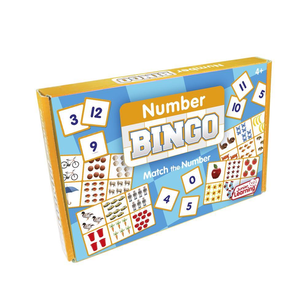 Junior Learning JL546 Number Bingo box angled right