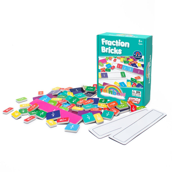 Junior Learning JL610 Fraction Bricks box and pieces