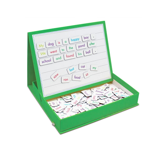 Junior Learning JL612 Rainbow Sentences write and wipe and pieces close up