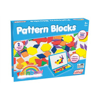Junior Learning JL613 Rainbow Pattern Blocks angled right