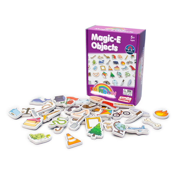 Junior Learning JL651 Rainbow Magic-E Objects box and pieces
