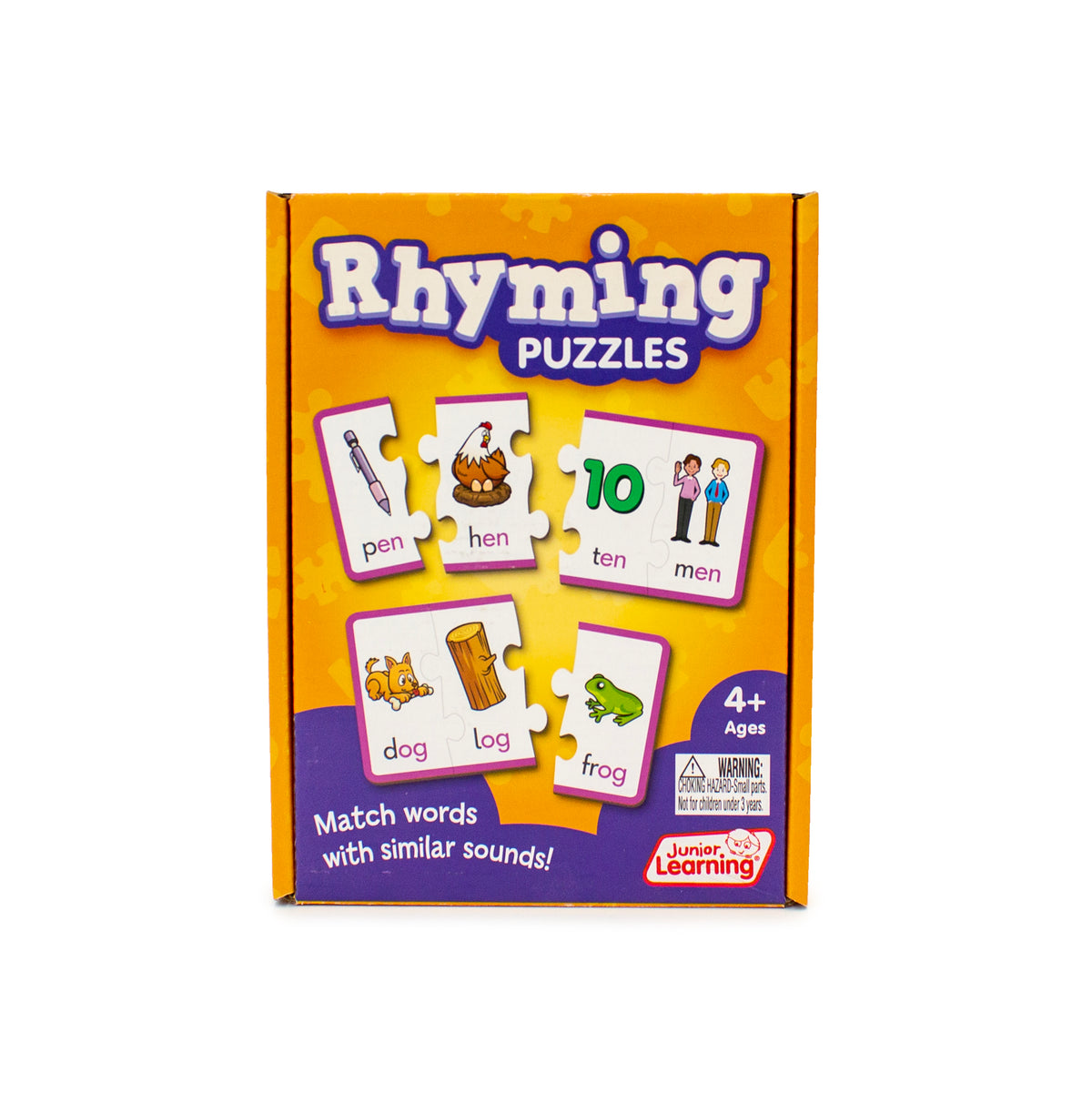 Junior Learning JL656 Rhyming Puzzles box faced front